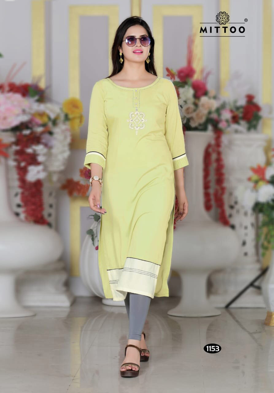 Palak Vol-16 Mittoo Design Heavy Rayon Straight Kurti Palak Vol-16 Mittoo Design Heavy Rayon Straight Kurti